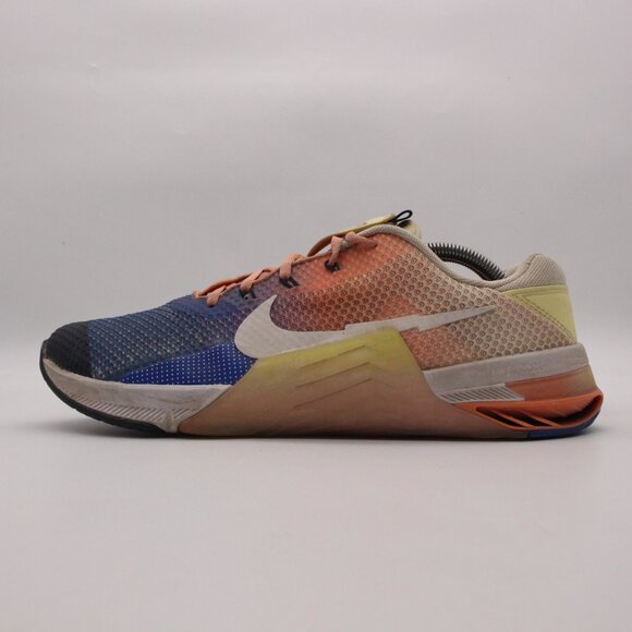 Nike Metcon 7 AMP Men's Size 11.5 Multicolor Orange Blue DM0259-900 Sneakers - Picture 4 of 9